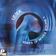 Discos de vinilo: UMEK - VOICES OF AFRICA VOLUME 1. PRIMATE RECORDINGS. 2000. MADE IN ENGLAND. EP