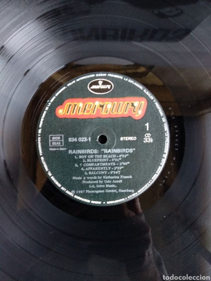 Discos de vinilo: *RAINBIRDS, POLYGRAM, 1987 A2 - Foto 3