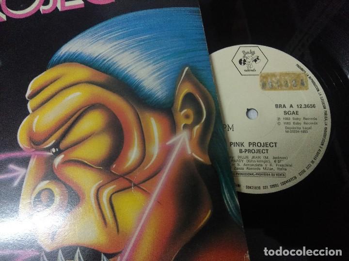 Discos de vinilo: PINK PROYECT/B.PROYECT/VINILO MAXI PROMOCIONAL. - Foto 2