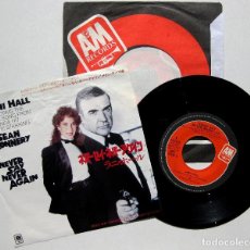 Discos de vinilo: LANI HALL, MICHEL LEGRAND - NEVER SAY NEVER AGAIN (JAMES BOND 007) - SINGLE A&M 1983 PROMO JAPAN BPY. Lote 301651488