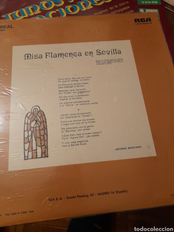 Discos de vinilo: Vinilo, Misa Flamenca en Sevilla, precintado - Foto 2