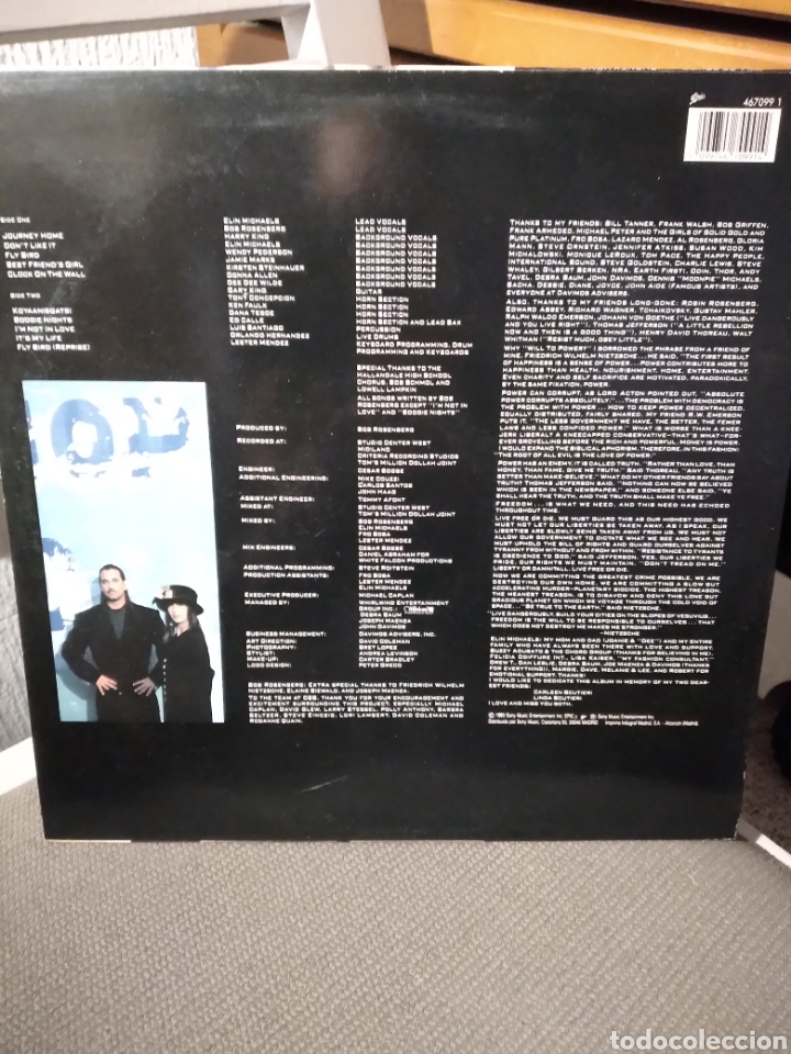 Discos de vinilo: Vinilo - WILL TO POWER &rdquo;JOURNEY HOME&rdquo; - Foto 3