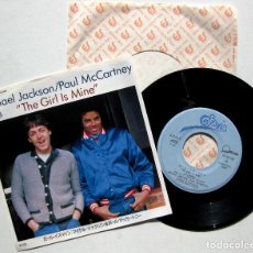Discos de vinilo: MICHAEL JACKSON & PAUL MCCARTNEY - THE GIRL IS MINE - SINGLE EPIC 1982 JAPAN JAPON (GATEFOLD) BPY
