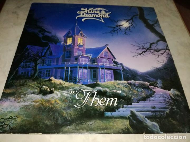 Discos de vinilo: KING DIAMOND-THEM-ROADRACER 1988 - Foto 1