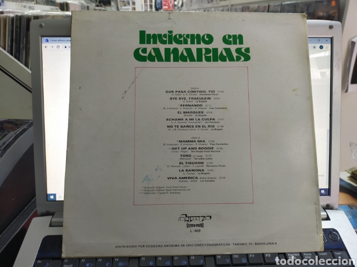 Discos de vinilo: Invierno en Canarias LP 1976 - Foto 2