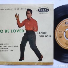 Discos de vinilo: JACKIE WILSON - EP SPAIN - TO BE LOVED * CORAL 94 133 EPC * AÑO 1958. Lote 301752873