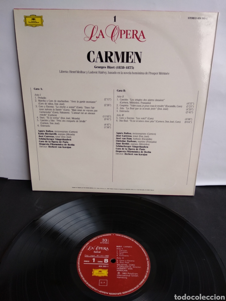 Discos de vinilo: *CARMEN, POLYGRAM, 1988 - Foto 2