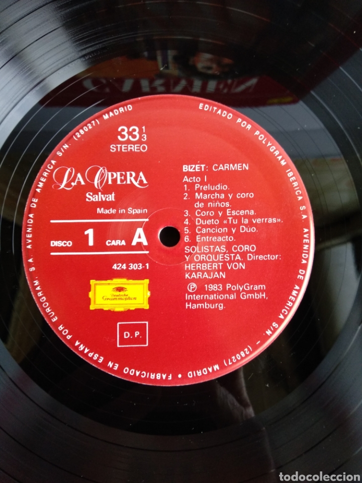 Discos de vinilo: *CARMEN, POLYGRAM, 1988 - Foto 4