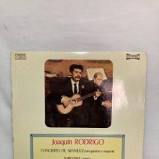 Discos de vinilo: DISCO VINILO LP DE JOAQUÍN RODRIGO , EL CONCIERTO DE ARANGUEZ