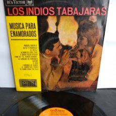 Discos de vinilo: *LOS INDIOS TABAJARAS, MUSICA PARA ENAMORADOS, RCA, 1966 A2. Lote 301806198
