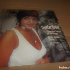 Discos de vinilo: SABRINA - DIME QUE HACES EL DOMINGO / SMIC, SMAC, SMOC - SINGLE BELTER 1971. Lote 301809988