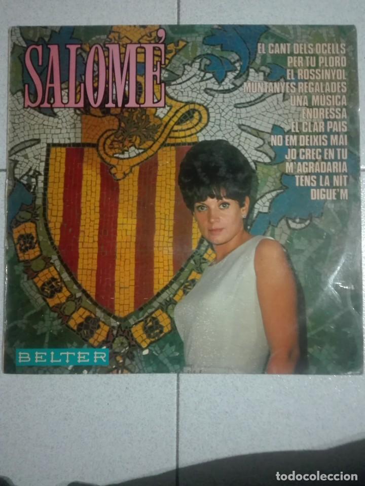 VINILO 12” LP - SALOME, EL CANT DELS OCELLS, PER TU PLORO, EL ROSSINYOL (12 CANCIONES) - 1968 - 240G (Música - Discos - LP Vinilo - Solistas Españoles de los 50 y 60)