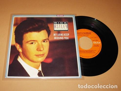Discos de vinilo: RICK ASTLEY - MY ARMS KEEP MISSING YOU - SINGLE - 1988 - Foto 1