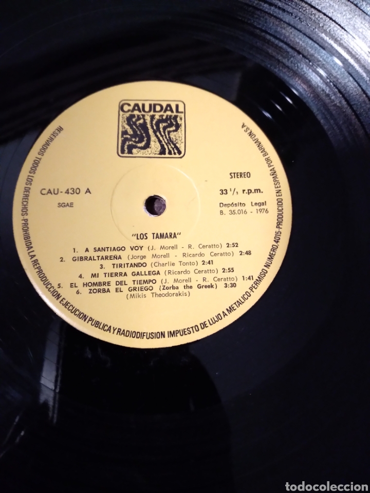 Discos de vinilo: Vinilo - LOS TAMARA &rdquo;LOS TAMARA&rdquo; ESP.76 - Foto 3