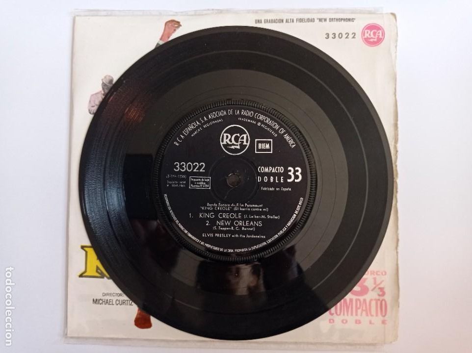 Discos de vinilo: ELVIS PRESLEY King Creole Ep - Foto 4