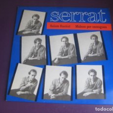 Discos de vinilo: SERRAT ‎– SALAM RASHID - MALSON PER ENTREGUES - MAXI SINGLE ARIOLA 1989 - INCLUYE COMIC - SIN USO