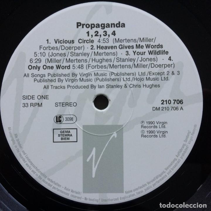 Discos de vinilo: Propaganda &lrm;&ndash; 1234 , Germany 1990 Virgin - Foto 5
