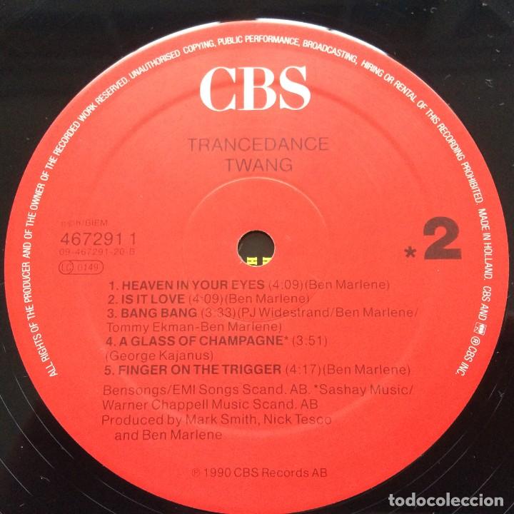 Discos de vinilo: Trancedance &lrm;&ndash; Twang , Sweden 1990 CBS - Foto 5