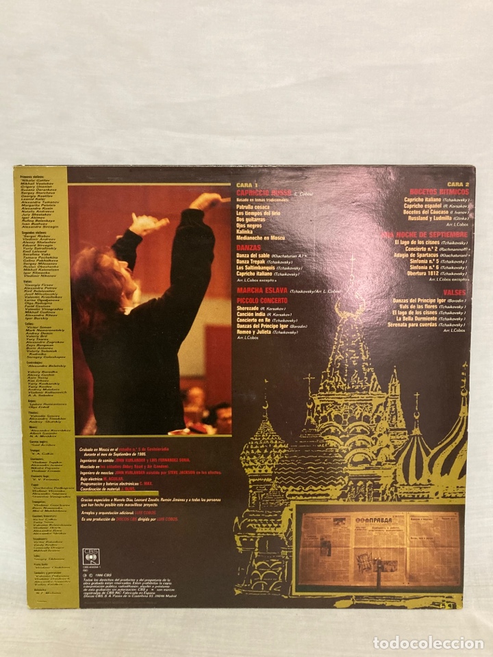 Discos de vinilo: Lp LUIS COBOS Caprizzio Ruzzo - Foto 2
