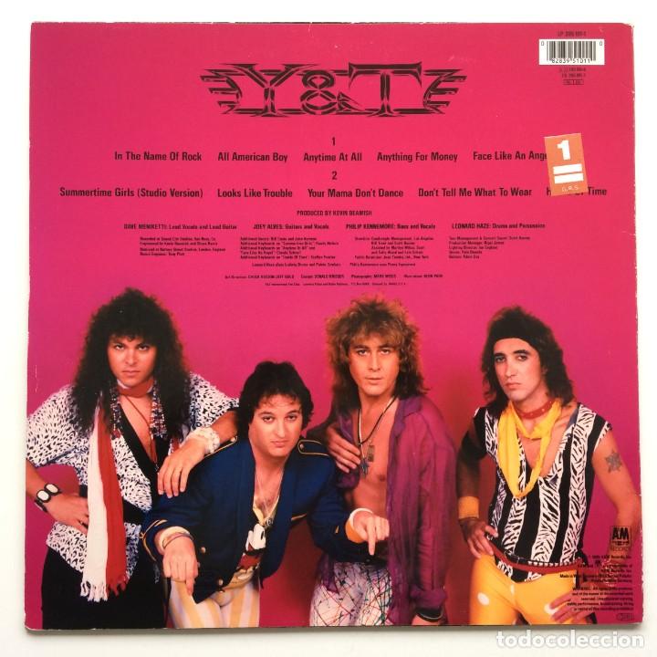 Discos de vinilo: Y & T &lrm;&ndash; Down For The Count , Germany 1985 A&M Records - Foto 2