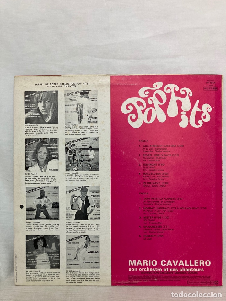 Discos de vinilo: LP HIT PARADE CHANTE , - Foto 3