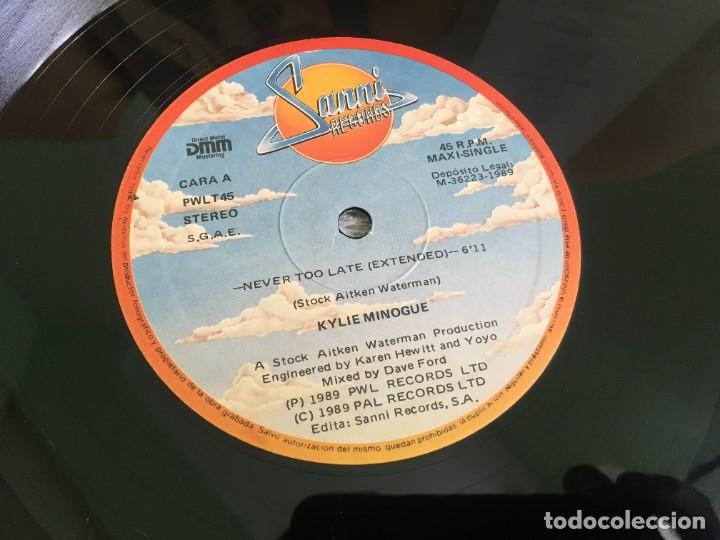 Discos de vinilo: Kylie Minogue never too late - Foto 3
