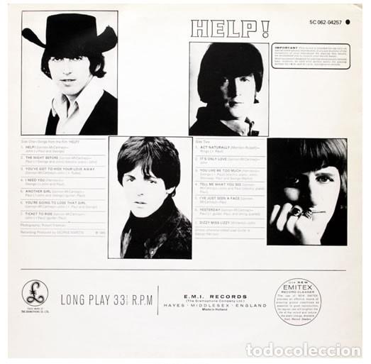 Discos de vinilo: The Beatles LP ”Help” Shell Cover Holanda. Muy raro, Coleccionista. - Foto 2 - 301936398