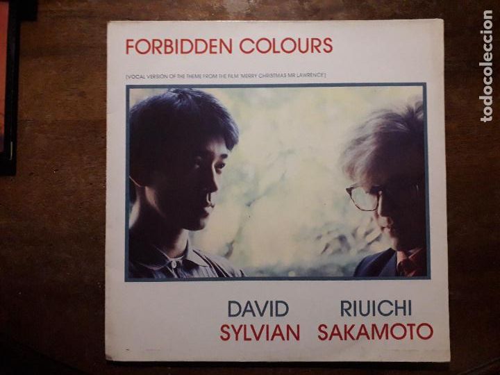 Discos de vinilo: David sylvian - riuichi sakamoto - forbidden colours - Foto 1