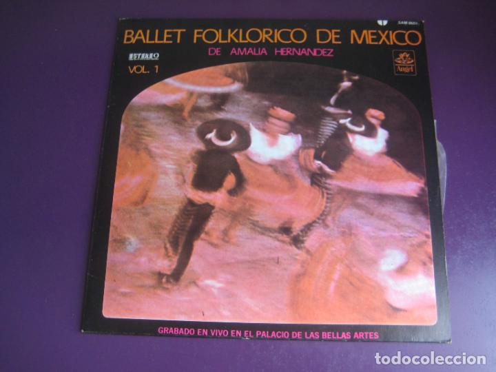 Vinyl records: Ballet Folklorico De Mexico De Amalia Hern&aacute;ndez VOL 1 - LP ANGEL - FOLK TRADICIONAL - SIN USO