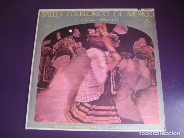 Vinyl records: Ballet Folklorico De Mexico De Amalia Hern&aacute;ndez VOL 2 - LP ANGEL - FOLK TRADICIONAL - SIN USO
