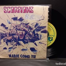 Discos de vinilo: SCORPIONS NADIE COMO TU / BLACKOUT SINGLE SPAIN 1982 PDELUXE. Lote 302012098