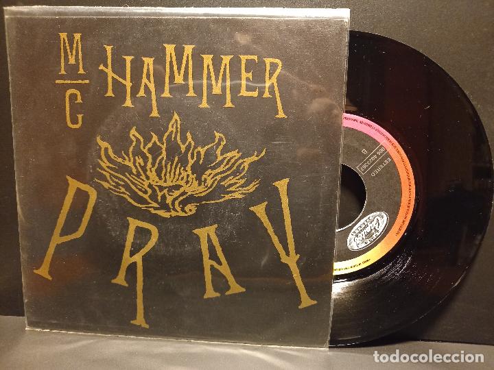 Discos de vinilo: MC. HAMMER PRAY SINGLE SPAIN 1991 PDELUXE - Foto 1