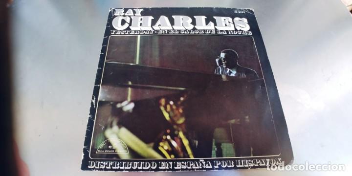 Discos de vinilo: RAY CHARLES-SINGLE YESTERDAY - Foto 2