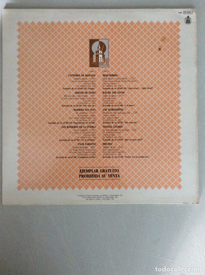 Discos de vinilo: Sevillanas 90 - Foto 2