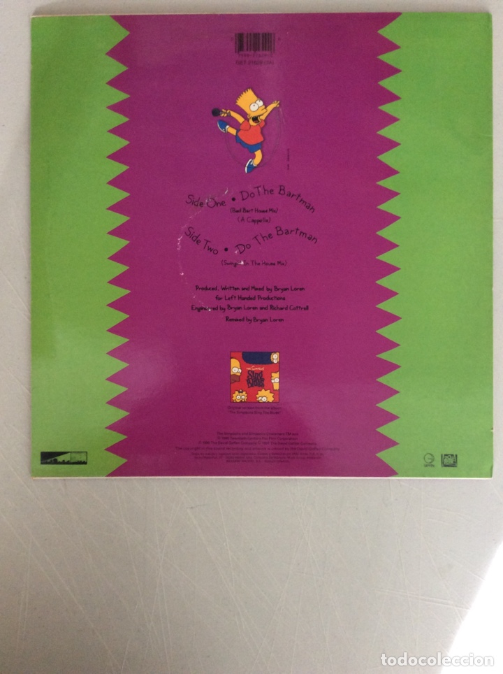 Discos de vinilo: The Simpsons. Do the bartman - Foto 2