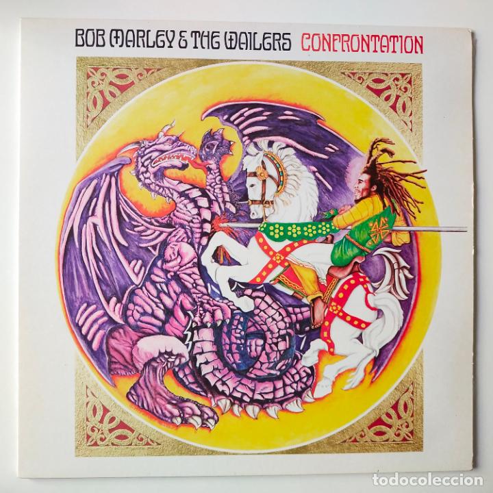 Discos de vinilo: BOB MARLEY & THE WAILERS- CONFRONTATION- SPAIN LP 1983- VINILO COMO NUEVO. - Foto 1 - 302048373