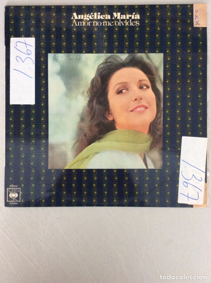 Discos de vinil: Ang&eacute;lica Mar&iacute;a. Amor, no me olvides.