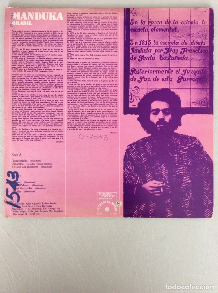 Discos de vinilo: Manduka. Brasil - Foto 2