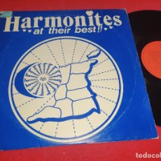 Discos de vinil: HARMONITES HARMONITES AT THEIR BEST LP 1979 HARMONY BARBADOS REGGAE STEEL. Lote 302060568