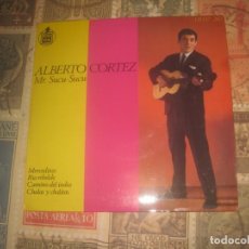 Discos de vinilo: ALBERTO CORTEZ MR. SUCU-SUCU MERCEDITAS ( EP HISPAVOX 1963) OG ESPAÑA SIN SEÑALES DE USO. Lote 302065563