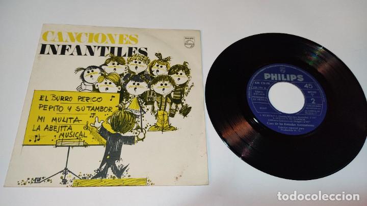 Discos de vinilo: Canciones Infantiles - El Burro Perico (7&rdquo;, EP) - Foto 1