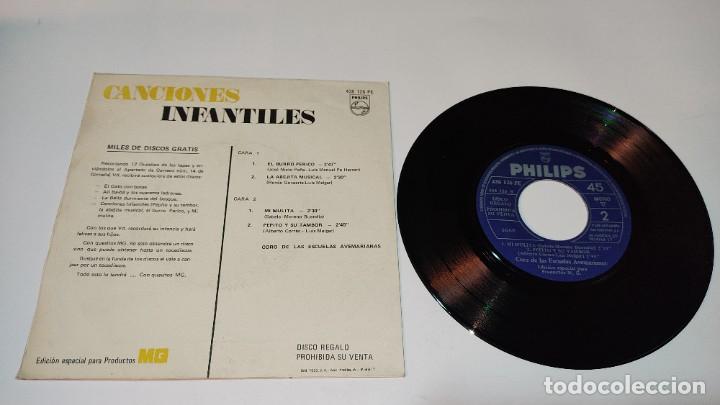 Discos de vinilo: Canciones Infantiles - El Burro Perico (7&rdquo;, EP) - Foto 2