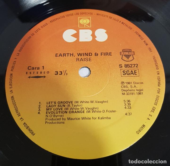 Discos de vinilo: EARTH WIND & FIRE. RAISE - Foto 4