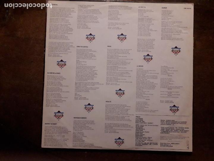 Discos de vinilo: Trust - repression - - Foto 3