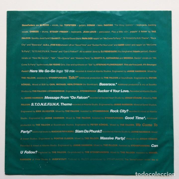 Discos de vinilo: Stonefunkers &lrm;&ndash; Harder Than Kryptonite . Europe 1990 WEA - Foto 3