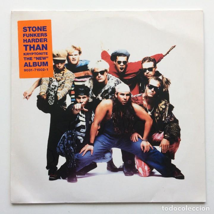 Discos de vinilo: Stonefunkers &lrm;&ndash; Harder Than Kryptonite . Europe 1990 WEA - Foto 1
