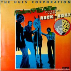 Discos de vinilo: HUES CORPORATION - FREEDOM FOR THE STALLION - LP SPAIN 1973 - RCA VICTOR (SOUL EXPLOSION) APL1-0323