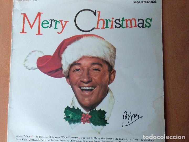 Discos de vinilo: BING CROSBY MERRY CHRISTMAS LP - Foto 1