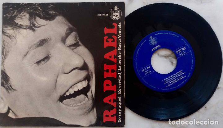Discos de vinilo: RAPHAEL, YO SOY AQUEL + 3 TEMAS. EP ESPA&Ntilde;A ORIGINAL A&Ntilde;O 1966 - Foto 1