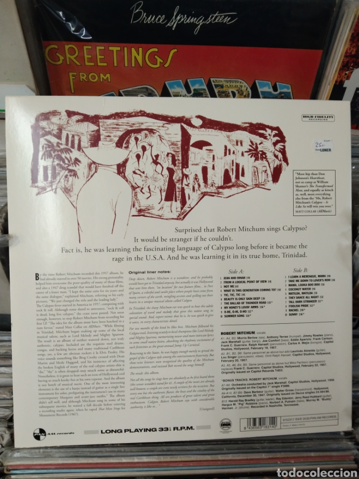 Discos de vinilo: Robert Mitchum calypso is like si.. - Foto 2